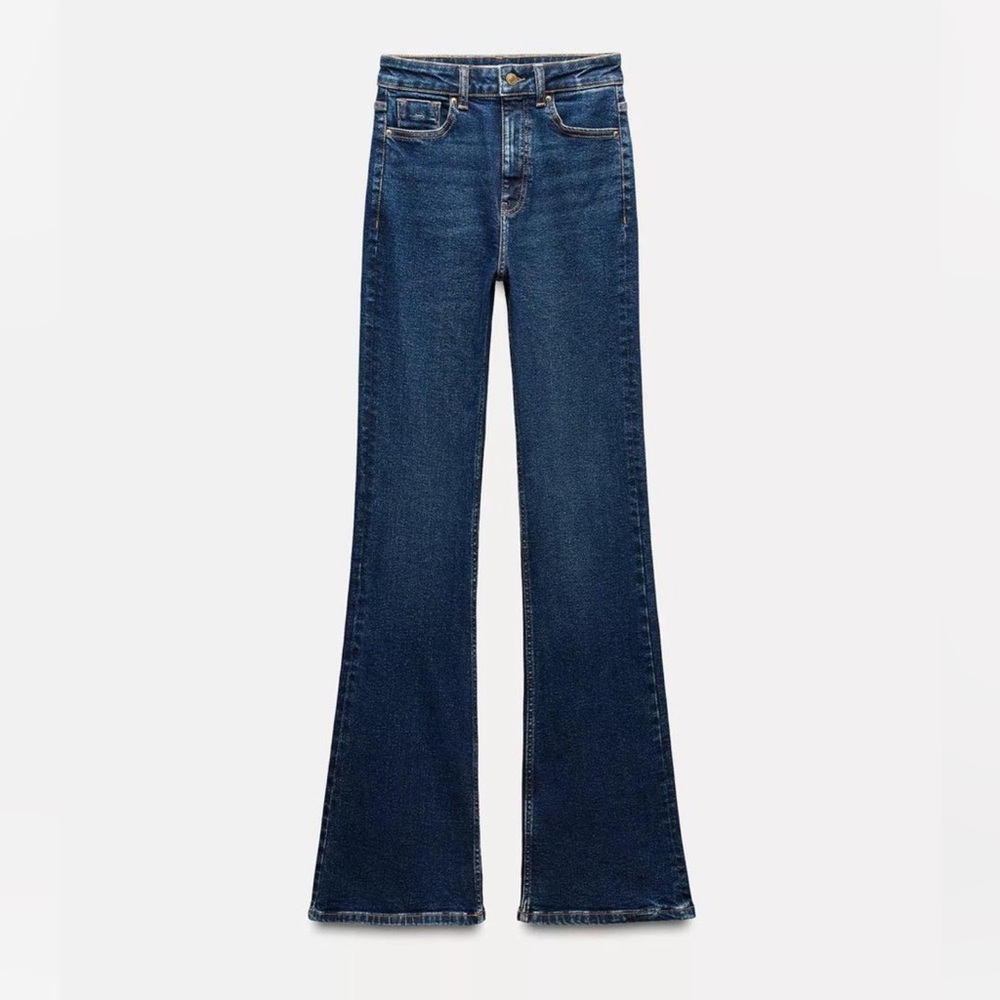 Zara flare blue jeans